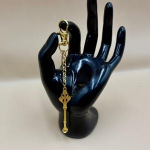Handcrafted Gold Spoon Keychain