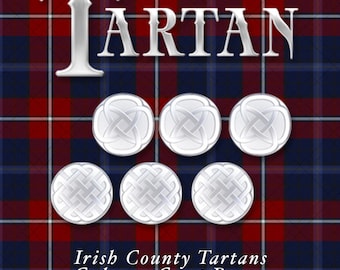 Digital Printable Irish Éire Tartan Plaid: Ireland's County