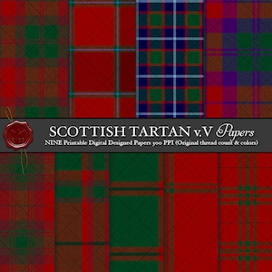 Digital bedruckbare schottischen Tartans: Highland Clan Möller, Artefakt, alte, MacGregor Hastie, Crimson, Smith, Mode, Clan Möller Tartan