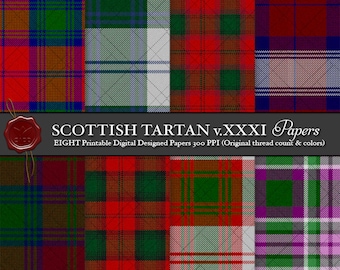 Digital Printable Scottish Tartan Plaid: Highland Clan Lindsey, Lindsey Dress, Lindley-Highfield of Ballumbie Castle, The Earl of Chester