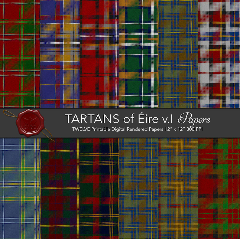 Irish Tartans / Tipperary / Limerick / Kerry / Cork / County Tartan