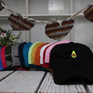 AVOCADO Dad Hat | Avocado Tree | Aguacate | Alligator-Pear | Genus Persea | Persea Americana | Lauraceae | Pear-shaped | Dad Caps