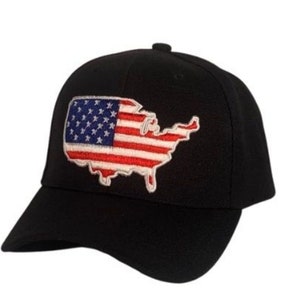 U.S.A Flag Patch Hat | Unisex Embroidered Cap  | US Patriot Hat | Embroidered | American Flag Hat | Veteran Hat | Hats & Caps | Men&#39;s Hat
