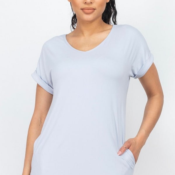 Oversized T-shirt Dress, Loungewear Womens T-shirt Dress, Sleep shirt for women, Nightgown, Pijama Sleep T-shirts, Women Comfy Long T-shirt