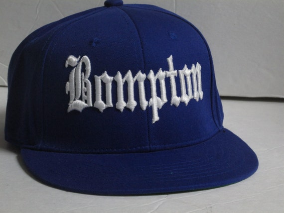 New Bompton D Embroidered Royal Blue Flat Bill Snap-back