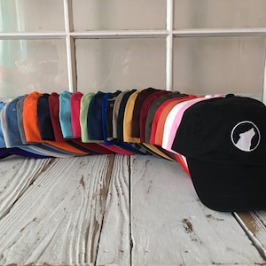 Wolf Embroidered Dad Hat, Halloween Dad Hat, Wolf Baseball Cap, Halloween Apparel, Howling Wolf Hat
