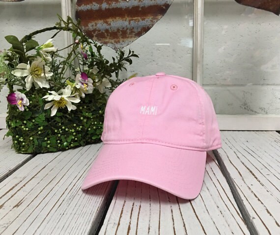 light pink baseball cap