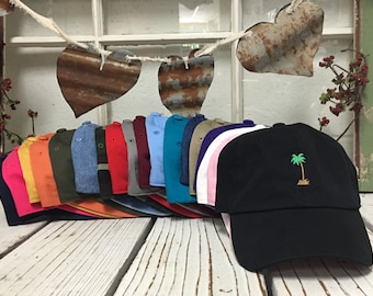 PALM TREE Papa Hut | Arecaceae | Palmae | Gefiedert | Bipinat | Broschüren | Unverzweigte Trunks | Strand Hut | Sommer Hut | Dad Caps