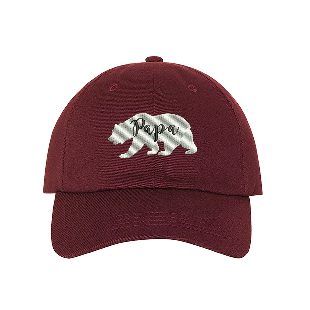 Papa Bear Baseball Cap, Fathers Day Hat, Gift for Dads, Papa Hat, Bear ...