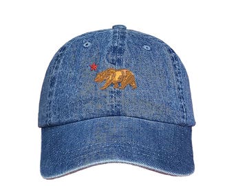 Lyprerazy Men’s Baseball Cap – Bear Of California Embroidery, Beige, Adjustable Fit