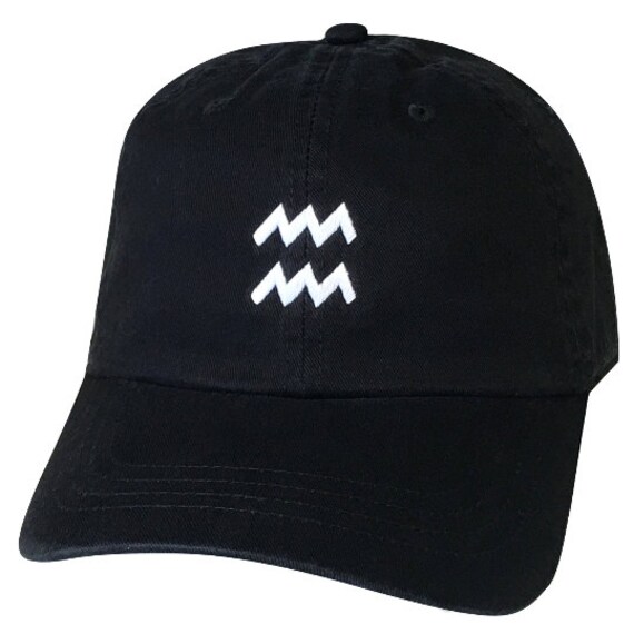 AQUARIUS Dad Hat Horoscope zodiac Sign Hat eleventh Sign Etsy