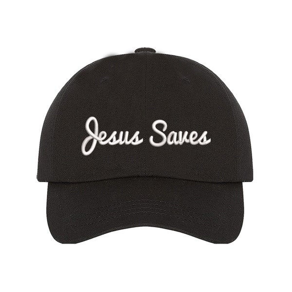 Jesus Saves Baseball Cap Christian Hats Bible Verse Hats Faith Baseball Caps for christian gift Church Baseball Cap Inspirational Hats