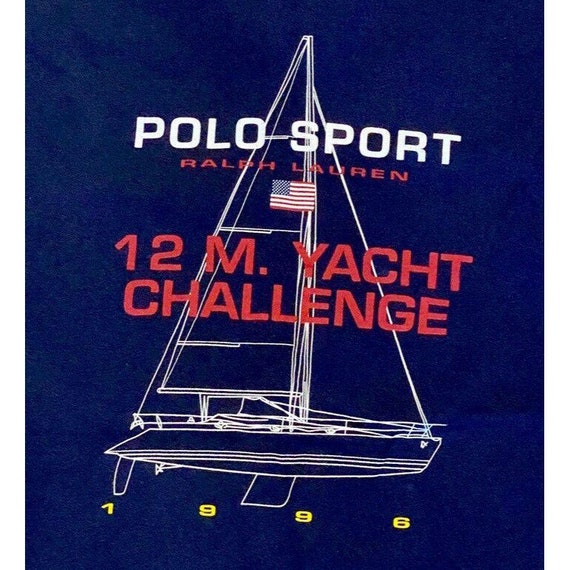 Vintage 1996 Polo Sport Ralph Lauren Yacht Challen