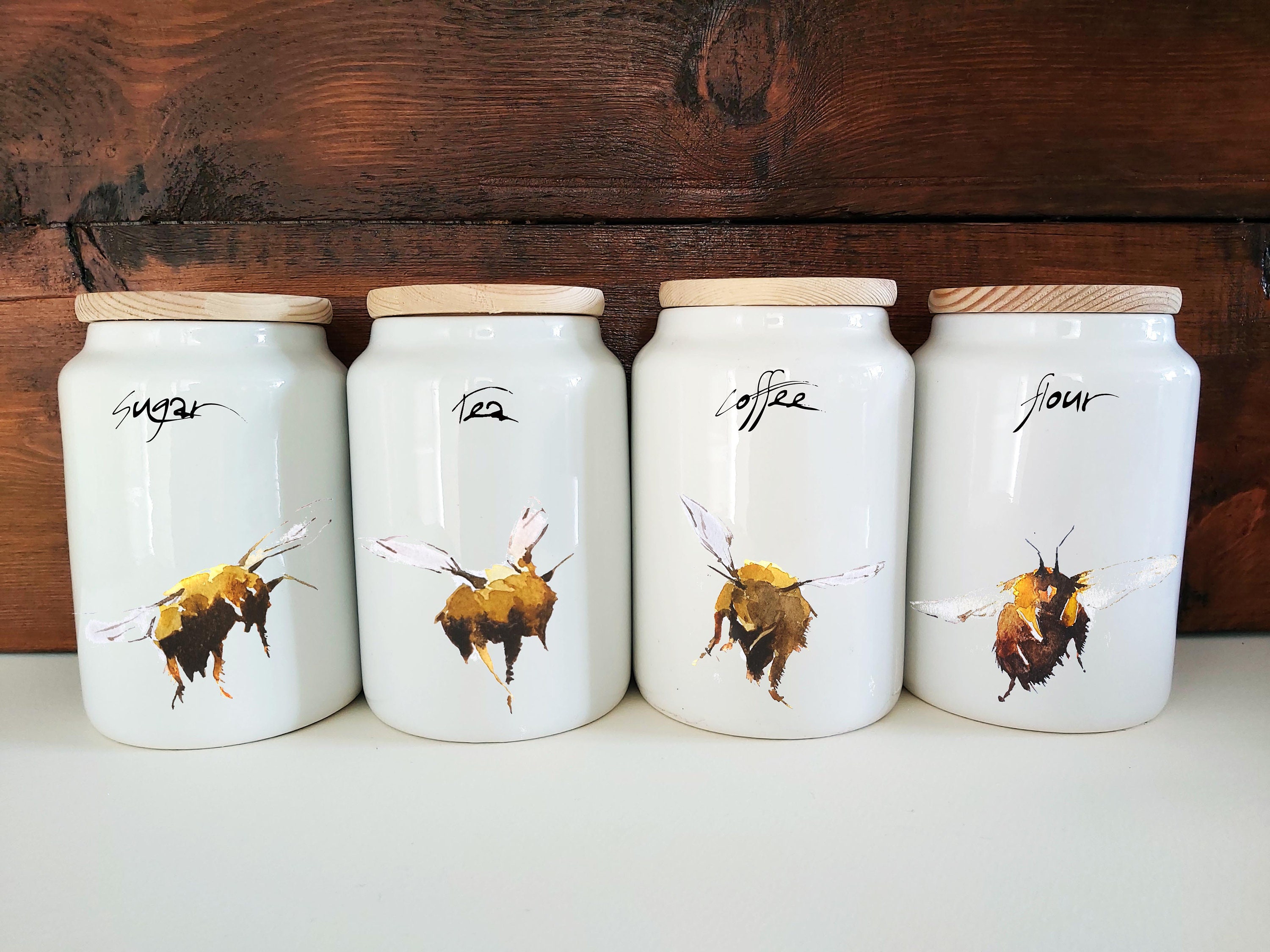 Bee Decor, Honey Bee Decor, Bee Scoop for Rae Dunn Canister, Bee