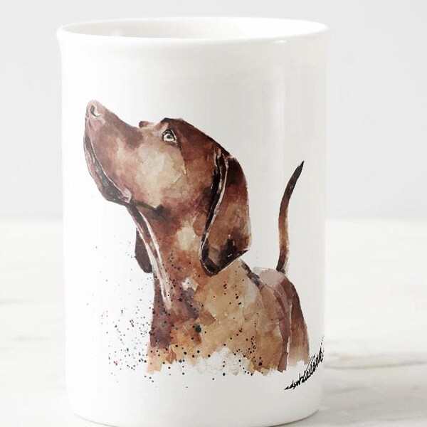 Windsor fine bone china Mug 10 oz-  Vizsla Coffee Mug, Vizsla mug gift ,Vizsla Mug,fine bone china Mug,Vizsla fine bone china Mug