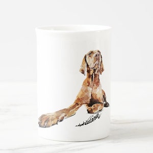 Windsor fine bone china Mug 10 oz-  Vizsla Coffee Mug, Vizsla mug gift ,Vizsla Mug,bone china Mug,Vizsla bone china Mug