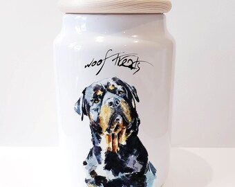 rottweiler cookie jar