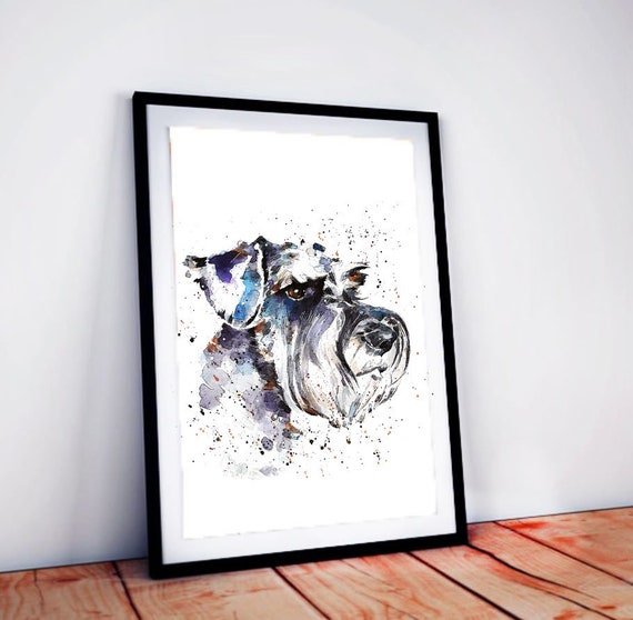 Schnauzer Laptop Sleeve (Multiple Sizes) - Watercolor Schnauzer Laptop Sleeve (Multiple Sizes) - Watercolor
