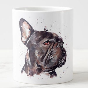 Large French Bulldog 2 Ceramic Mug 15 oz-  French Bulldog Coffee Mug, French Bulldog mug gift ,French Bulldog Mug