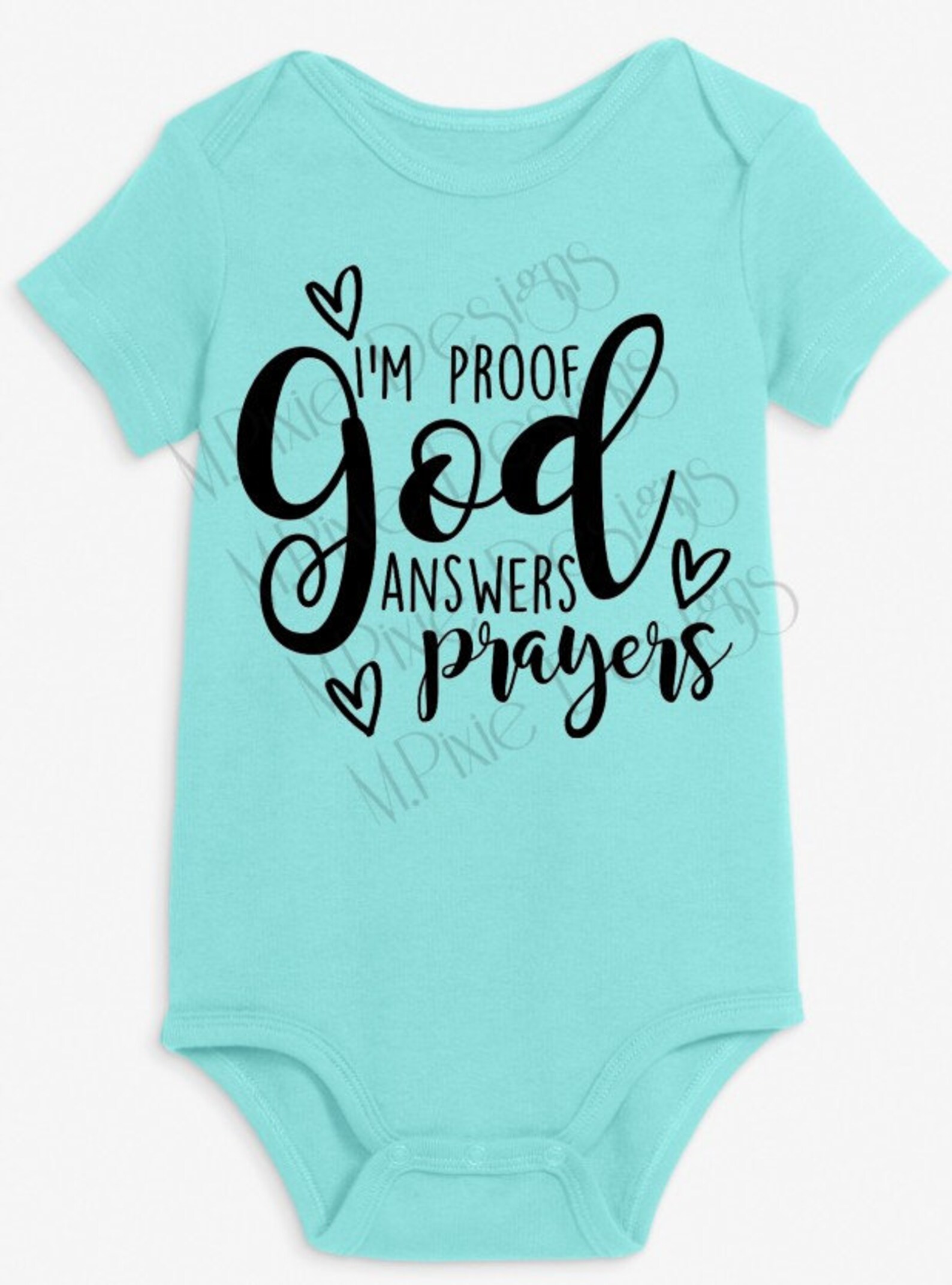 God Answers Prayers Svg Religious Onesie Baby Onesie Etsy