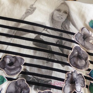Customized striped sweater - summer in Saint Tropez.