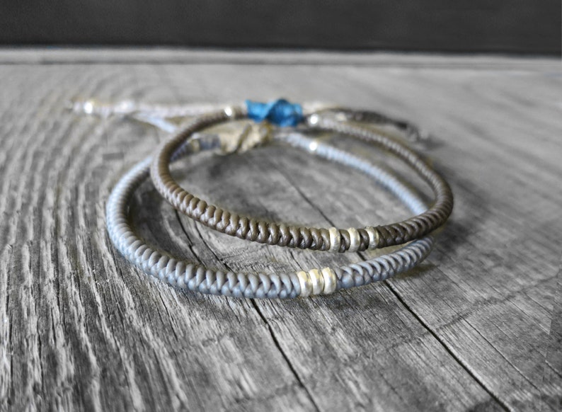 Sterling Silver French Braided Bracelet 7\u201d