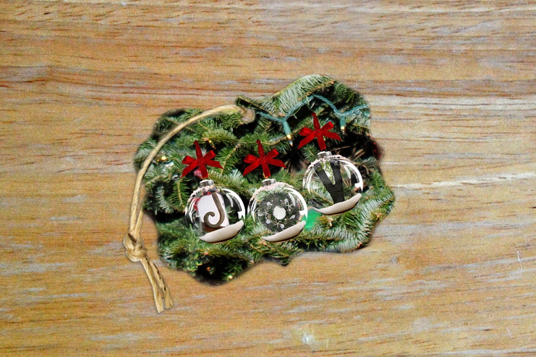 Metal Ornament Joy Ornament Personalized Tree Ornaments Christian