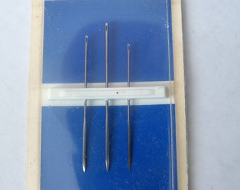 Pack of 3 Dritz Glovers/Leather Needles, size 3/7