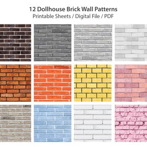 50 Pcs Mini Bricks Miniature Brick Tiny Bricks Model Brick Building for DIY  Dollhouse Garden Ornament Home Decor, 0.79 x 0.39 x 0.2 Inch – BigaMart