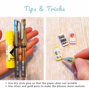 Printable Miniature Mobile Devices | 5 Phones | 2 Laptops | 3 Tablets ...