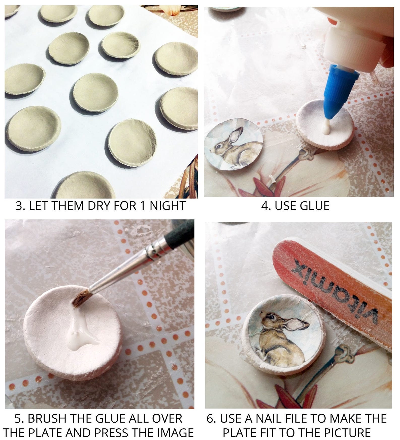 Dollhouse Printable Plates in 1/12 and 1/6 Scale Miniature - Etsy