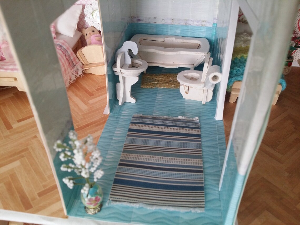 12 Dollhouse Printable Carpets Bundle 1-12 and 1-6 Scale - Etsy