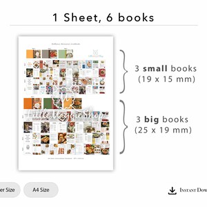 Printable Miniature Cookbooks With Recipes, 1:12 Scale Dollhouse Books ...