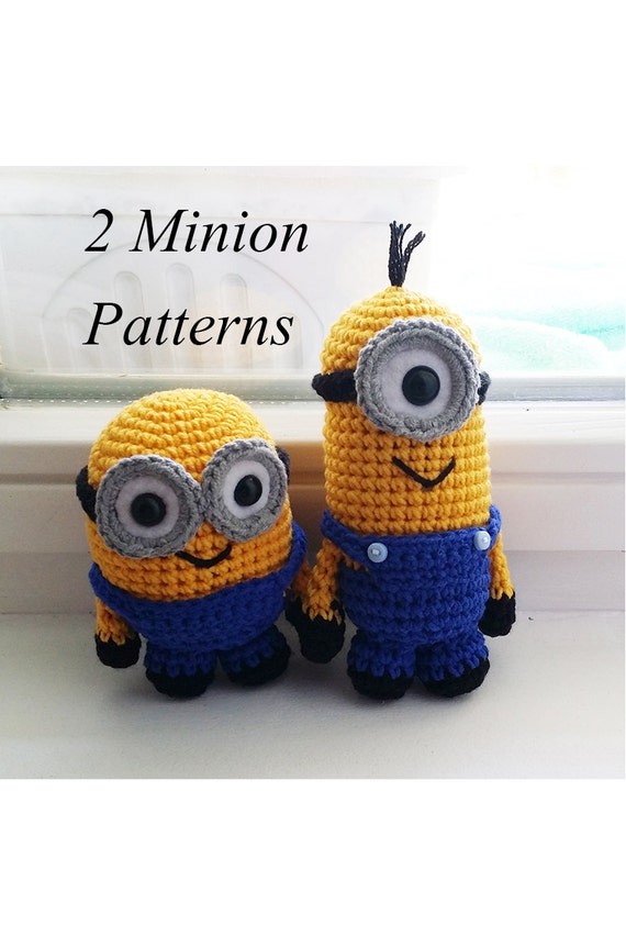 Crochet Minion Amigurumi Pattern PDF (2 patterns included)