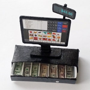 Printable Cash Register Template with Instructions Money | Etsy