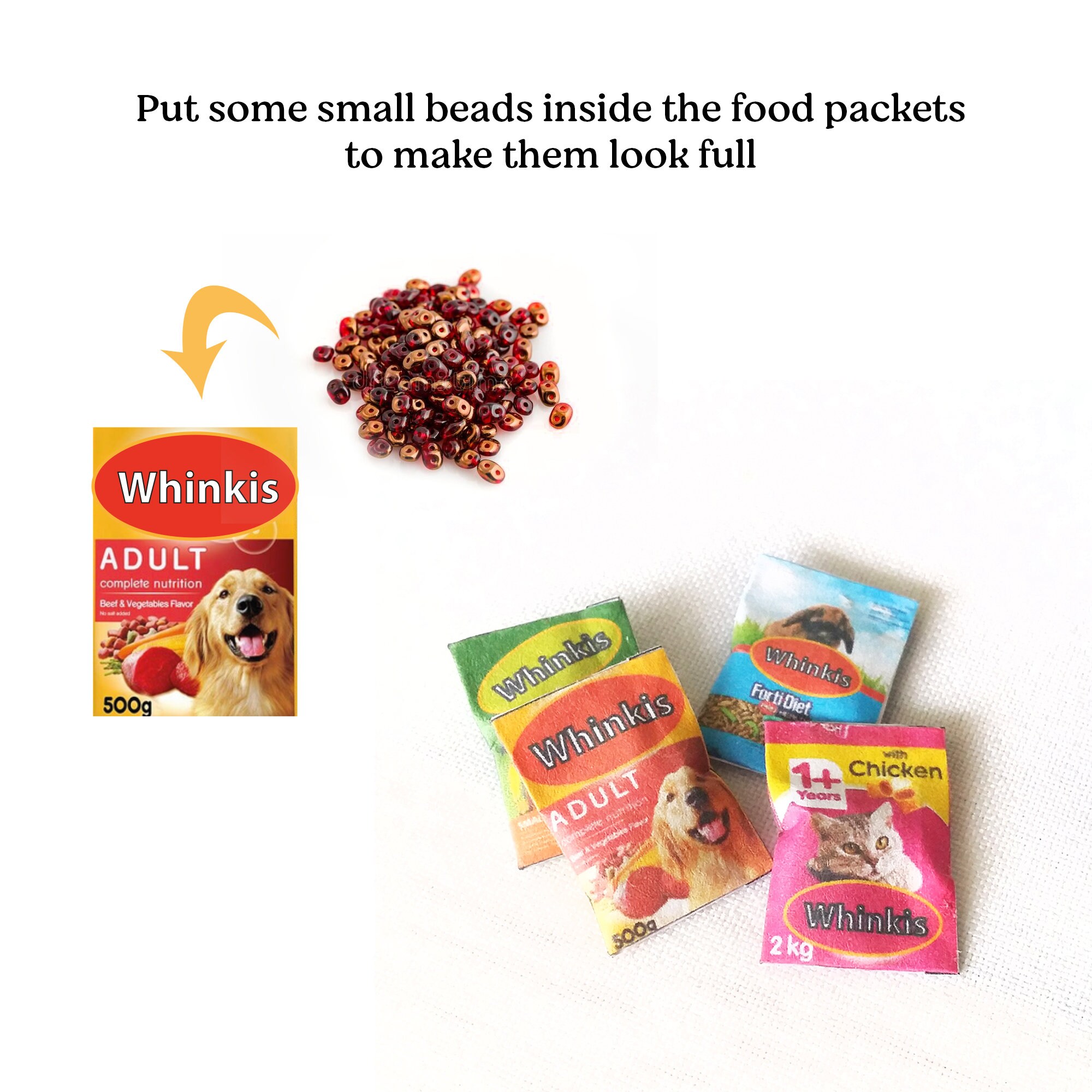 Miniature Pet Food Packaging Printable Sheet Dollhouse | Etsy Canada