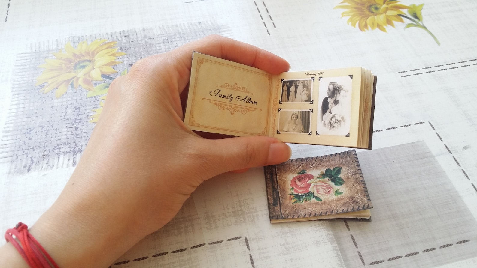 Miniature Printable Vintage Photo Album DIY Digital File | Etsy