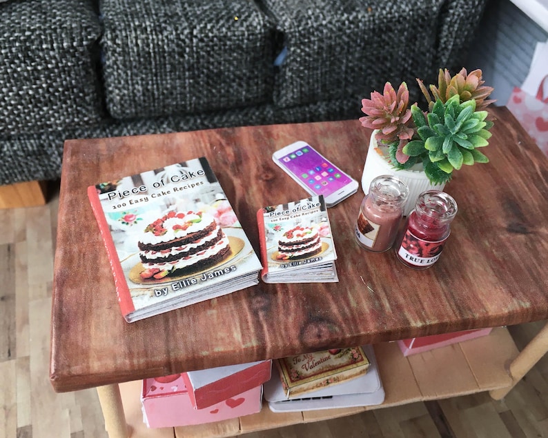 Dollhouse Cake Cookbook, Miniature Recipe Book 1/12 & 1/6 Scale (PDF ...