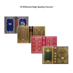 72 Medieval and Vintage Printable Miniature Book Covers for a Dollhouse 1/6 and 1/12 scale with inner pages and real text inside image 7