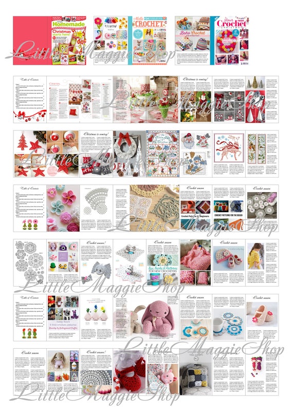 Crafts Magazines with Pages Dollhouse miniatures Printable ...