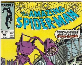 The Amazing Spider-Man 292 VF+ Alistar Smythe Spider Slayer Al Milgrom Cover Marvel Comics Book  Sep 1987 Copper Age Gifts for Him Her