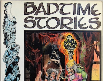 Badtime Stories VF+ 1971 Graphic Masters Publication RARE GN Graphic Novel Softcover Horror by Bernie Wrightson Anniversary Gift for Him Her