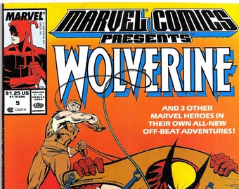 Marvel Comcs Presents Wolverine 5 NM John Buscema Klaus Janson Marvel Comics Book Copper Age October 1988 Superhero Gifts for Him b)