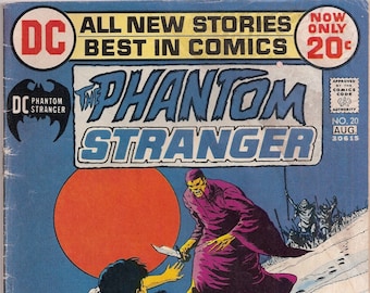 The Phantom Stranger 20 VG- Jim Aparo Cover Dc Bronze Age Comics Book July 1972 Check Out More in Our BARGAIN BIN!