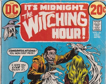 The Witching Hour 26 VG DC Bronze Age Comics Book Horror Spooky December 1972 Check Out More in Our Bargain Bin!