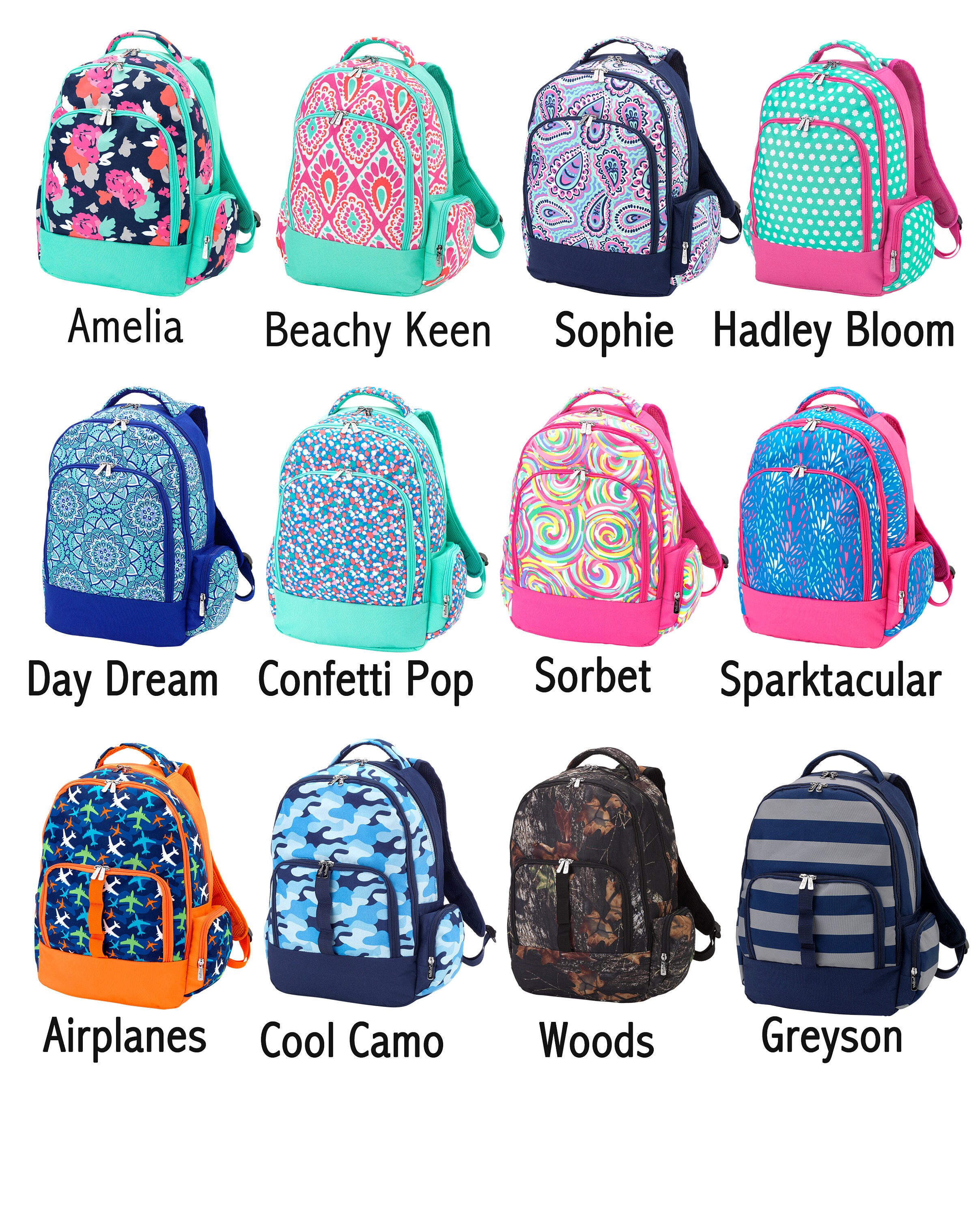 beachy backpacks for school