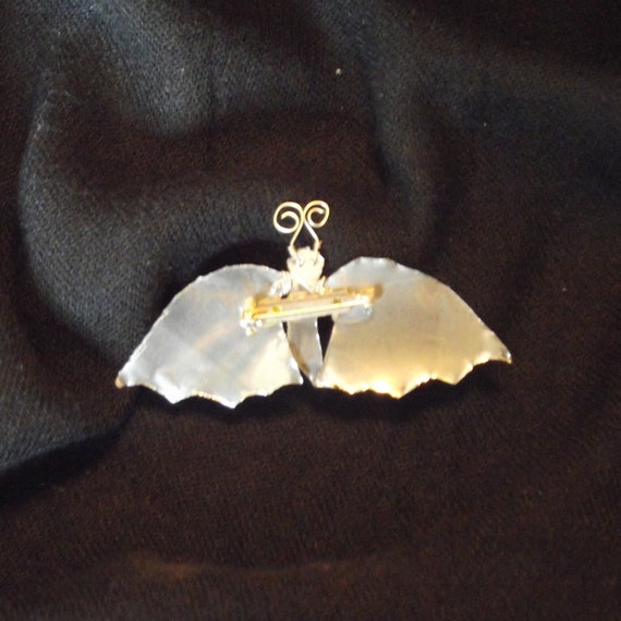 Butterfly Pin,  Recycle Art, Soda Can Pin, Made i… - image 2