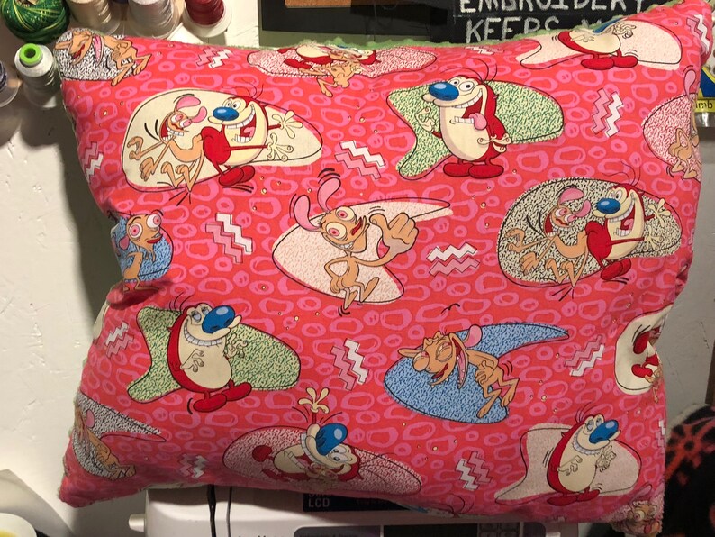 Handmade Ren Stimpy Pillow Etsy