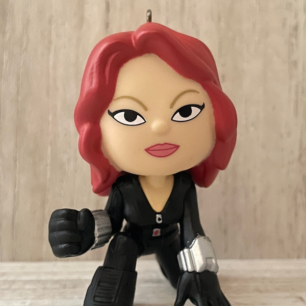 CUSTOM Christmas Ornament Made From Funko Mini Mystery Captain America Civil War Black Widow