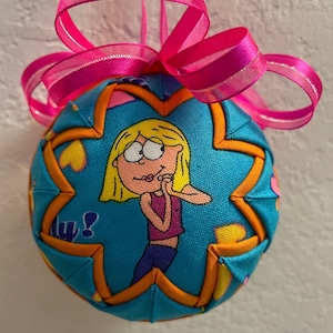 Stoff gesteppte 3 &quot;Ball Ornament Inspiriert von Disneys Lizzie McGuire Cartoon-Figur